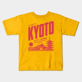 Kyoto City Japan Kids T-Shirt